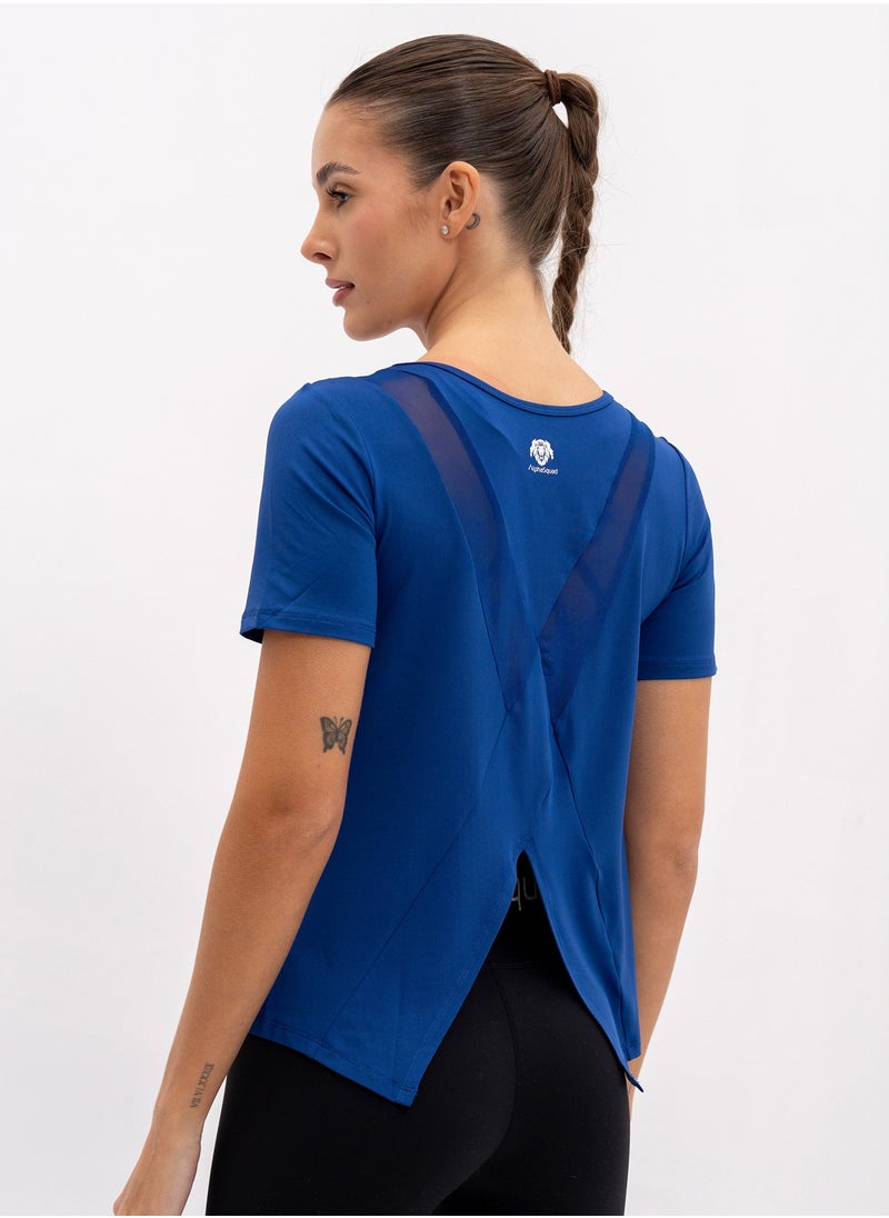 AlphaSquad Athletic Cut Out Top for Women