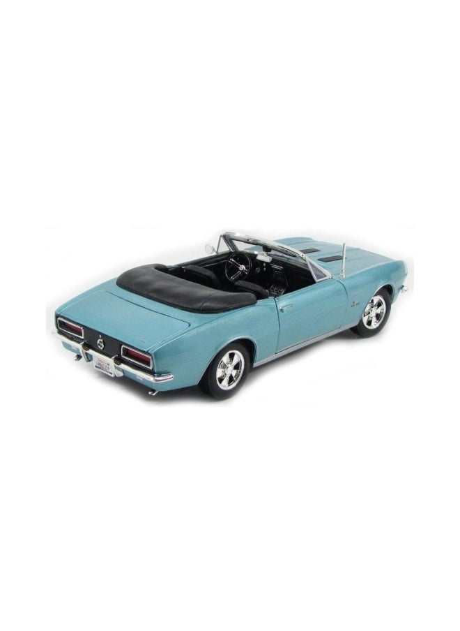 Maisto Chevrolet Camaro SS 396 1967 Diecast Car (1:18, Turquoise)