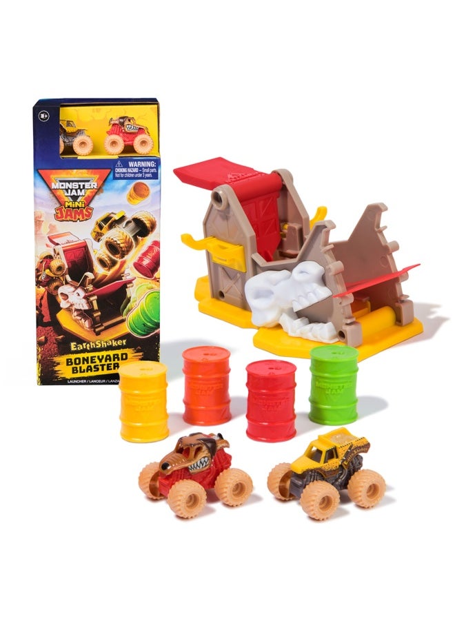 Monster Jam Mini Jams Earthshaker Boneyard Blaster Playset