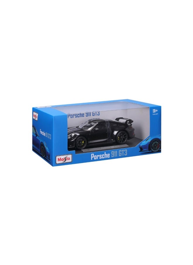 Maisto Porsche 911 GT3 Diecast Car (1:18, Black)