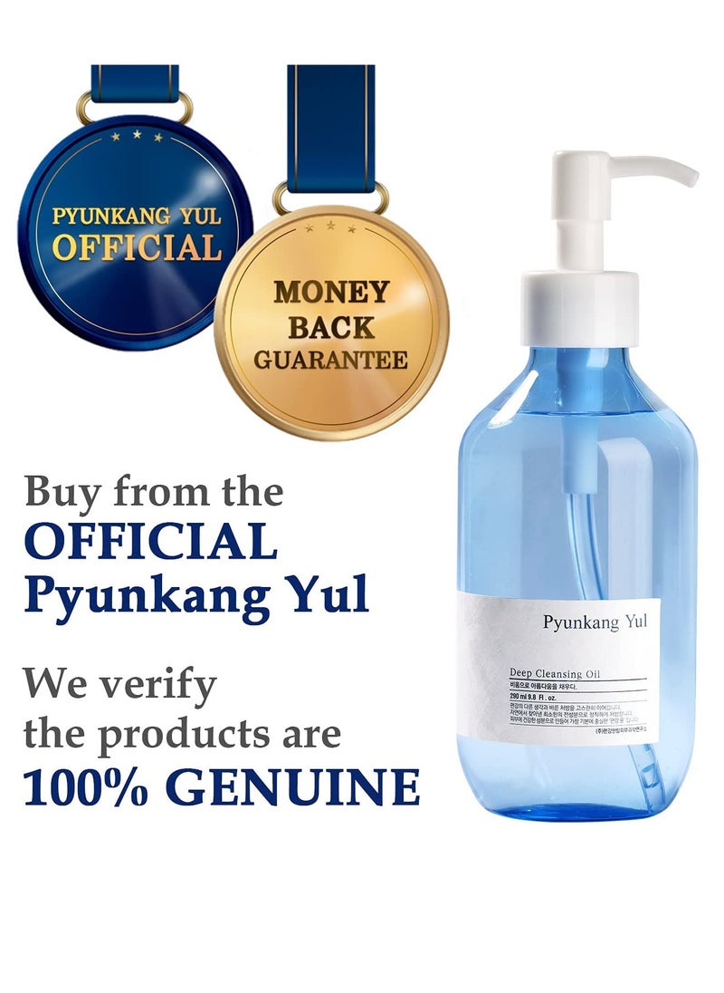 Pyunkang Yul [PKY] Deep Cleanser(Oil type) for Long-lasting Makeup Removal, Jojoba Oil to Cleanse Pores & Remove Impurities, Zero Irritation, Korean Skincare (9.8 Fl. Oz, 290ml)