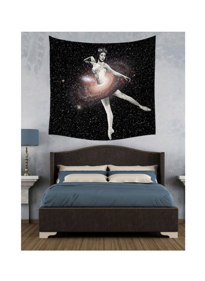 Qiangtie Decorative Fantastic Ballet Girl Starry Sky Wall Tapestry Multicolour