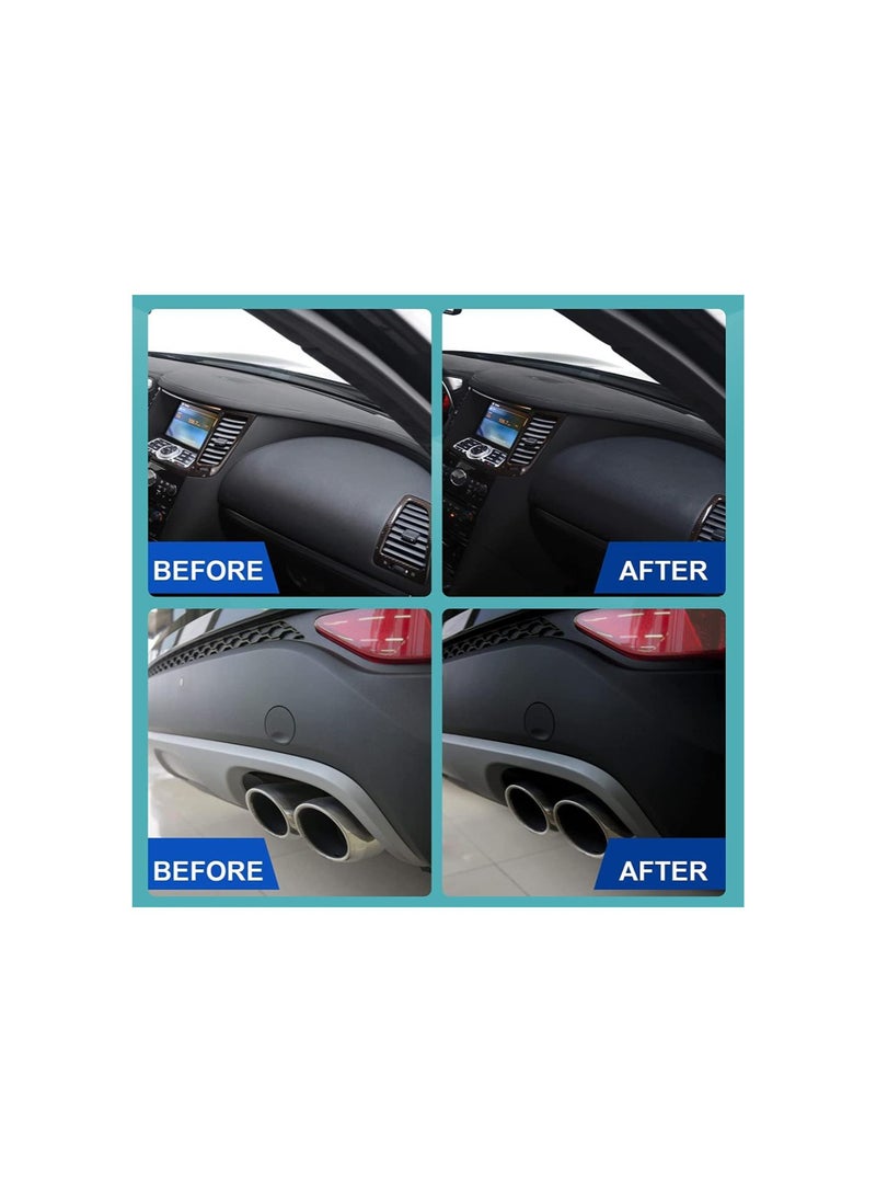 Plastic Revitalizing Coating Agent, Car Plastic Revitalizing Coating Agent, Nano Plastic Refreshing Coating, Car Plastic Parts Refurbish Agent (30ml, 3pcs)