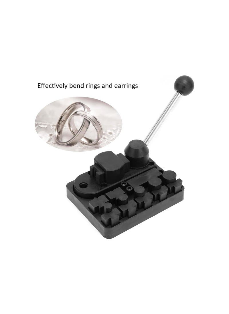 Rings Bending Tools, Jewelry Bending Machine Set Multifunctional Rings Earrings Bending Tools Jewelry Making Tool, Sturdy and Ring Stretcher Tool for DIY Jewelry