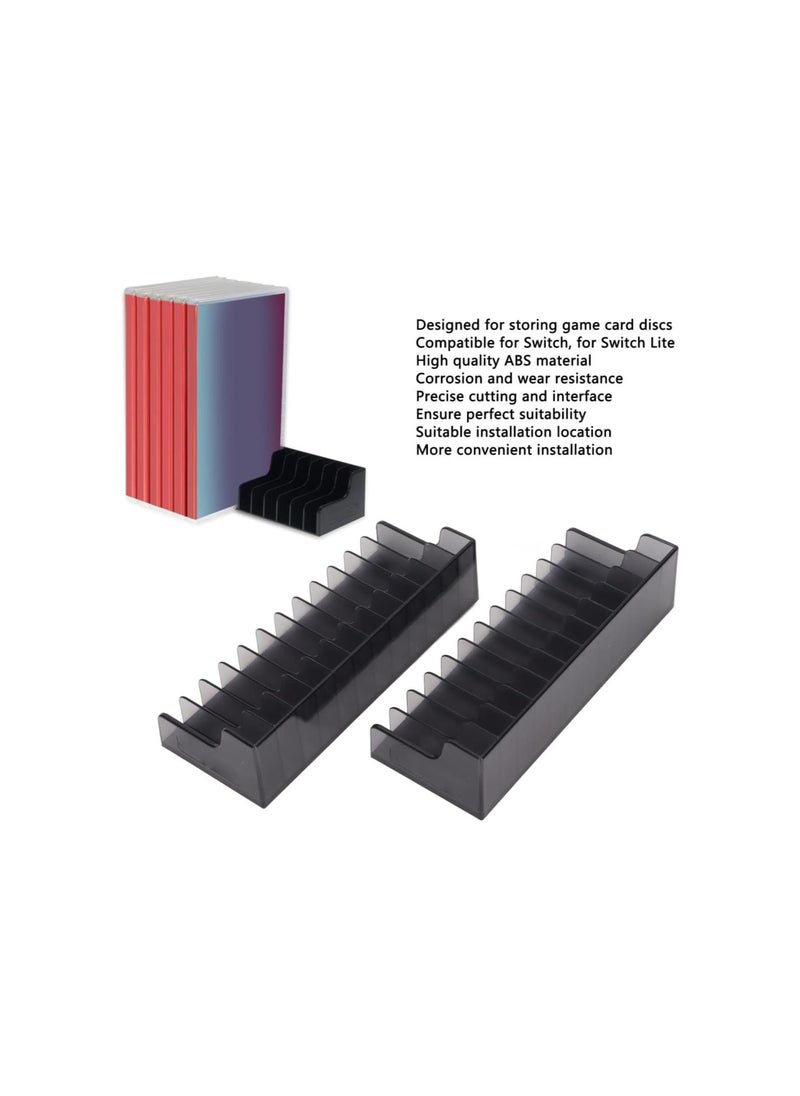 Game Card Storage Rack, Multi Functional Game Disk Holder, Game Disk Display Box Bracket, Applicable for Switch, for Switch Lite Game Console