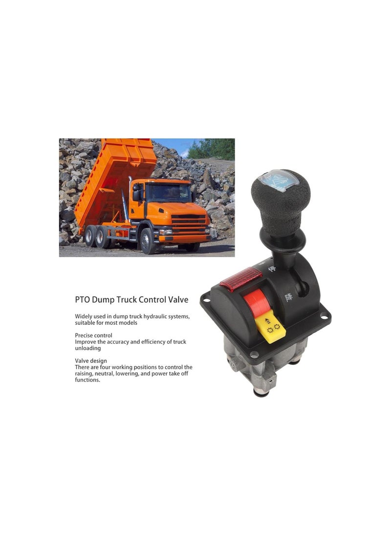 Dump Truck PTO Switch, Universal Fit Efficient Professional High Performance PTO Proportional Control Valve Sturdy Construction for Hydraulic System