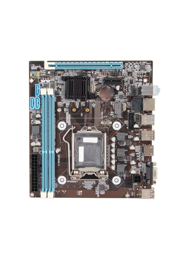 PC Motherboard Gaming Motherboard H81 M.2 NVMe NGFF 6Gbs LGA 1150 Micro ATX High Speed ​​Desktop PC