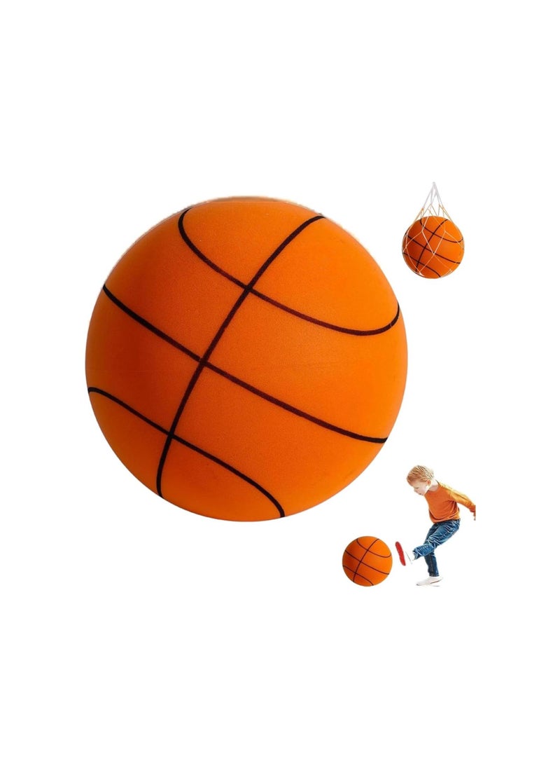 Hush Handle Basketball, Silent Swish Basketball, Silent Basketball Dribbling Indoor, Silent Foam Basketball for Indoor Activities