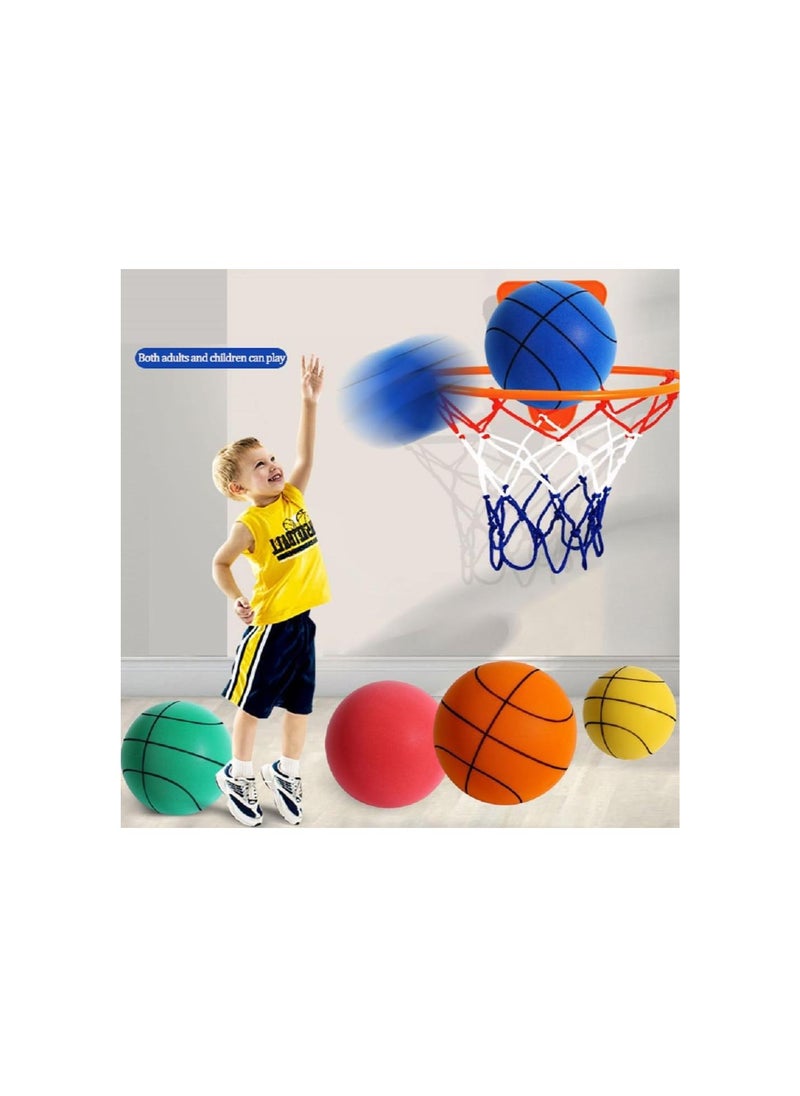 Hush Handle Basketball, Silent Swish Basketball, Silent Basketball Dribbling Indoor, Silent Foam Basketball for Indoor Activities