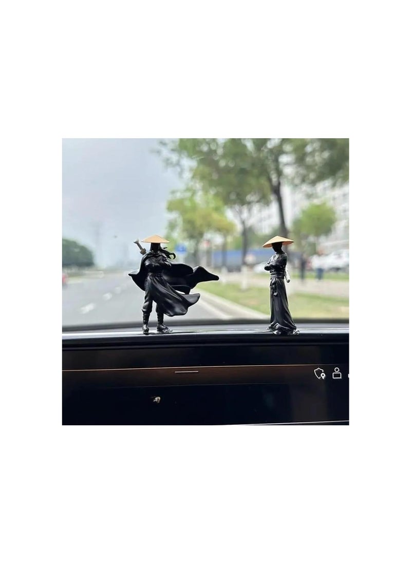 Youxia (Knight-Errant) – for Car, Youxia Ornaments Car Dashboard Accessory, Youxia Knight, Ancient Oriental Martial Arts Warrior Swordsman, Unique Youxia Decoration Gifts for Men Women (3cm, 6pcs-Mix)