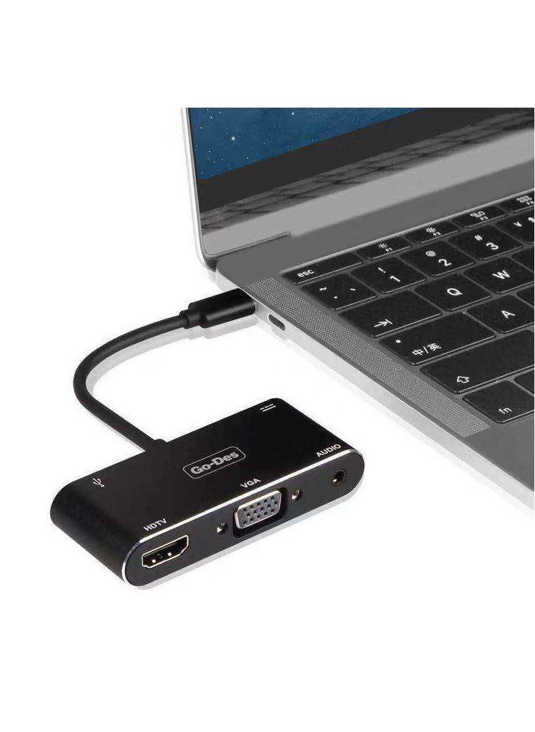 Usb-C To HDTV-VGA Adapter(GD-8761)