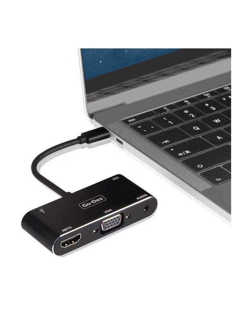 Usb-C To HDTV-VGA Adapter(GD-8761)