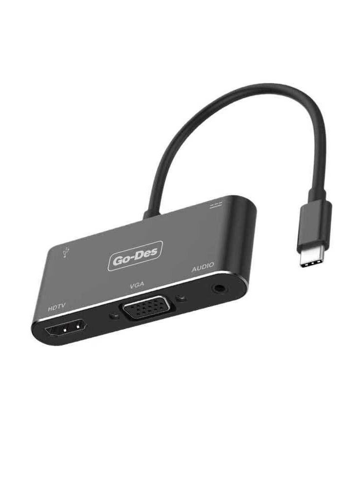 Usb-C To HDTV-VGA Adapter(GD-8761)