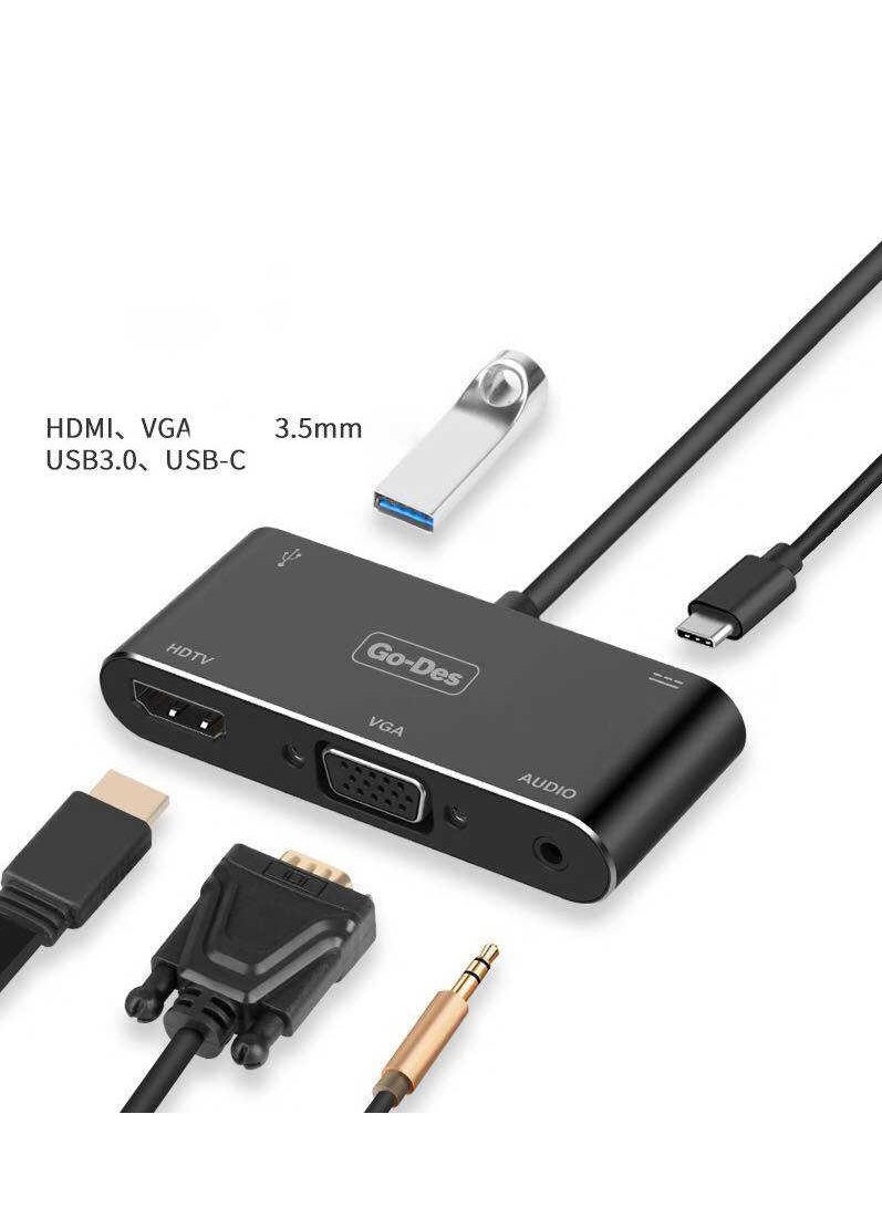 Usb-C To HDTV-VGA Adapter(GD-8761)