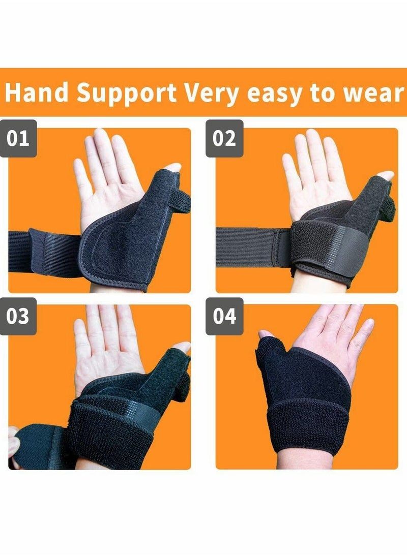 Wrist Brace for Carpal Tunnel, 1 Pack Adjustable Thumb Wrist Support Brace for Sports Protecting/Tendonitis Pain Relief, Splint Wrist Brace Day Night Support for Women Men