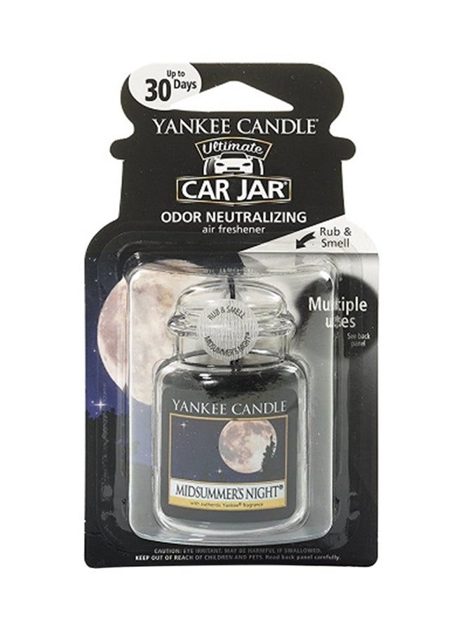 Candle Car Jar Candle Freshener Black