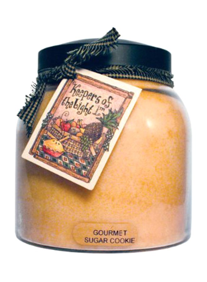 A Gourmet Sugar Cookie 34 OZ Papa Jar Candle, 34Oz