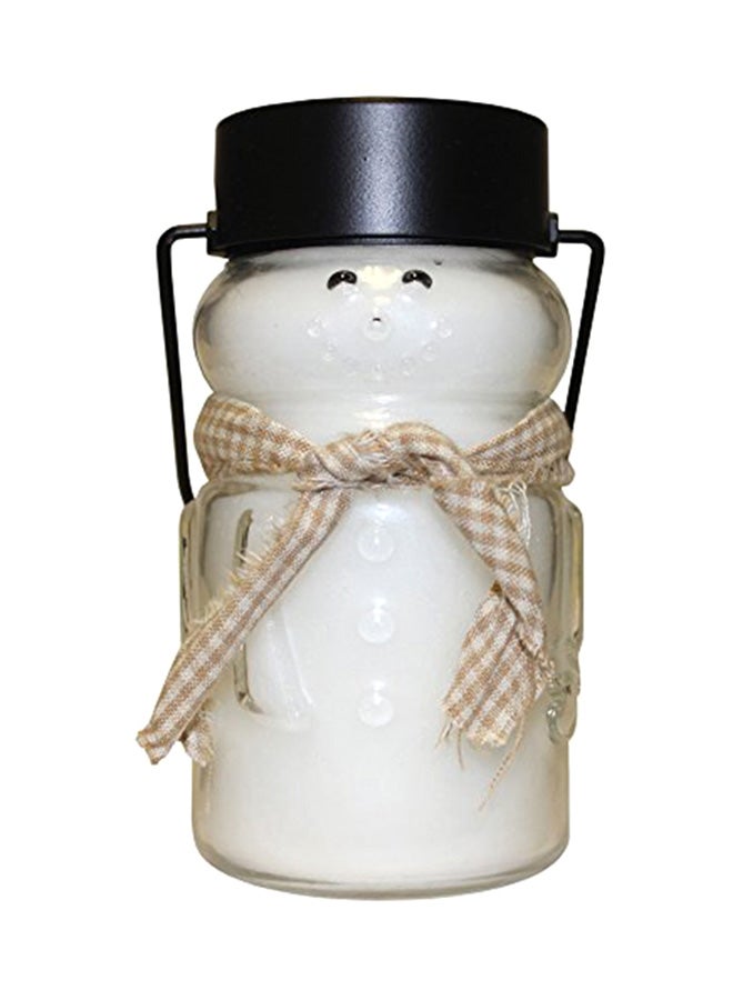 Sugar Cookie Snowman Lantern Jar Candle, 10 Ounce