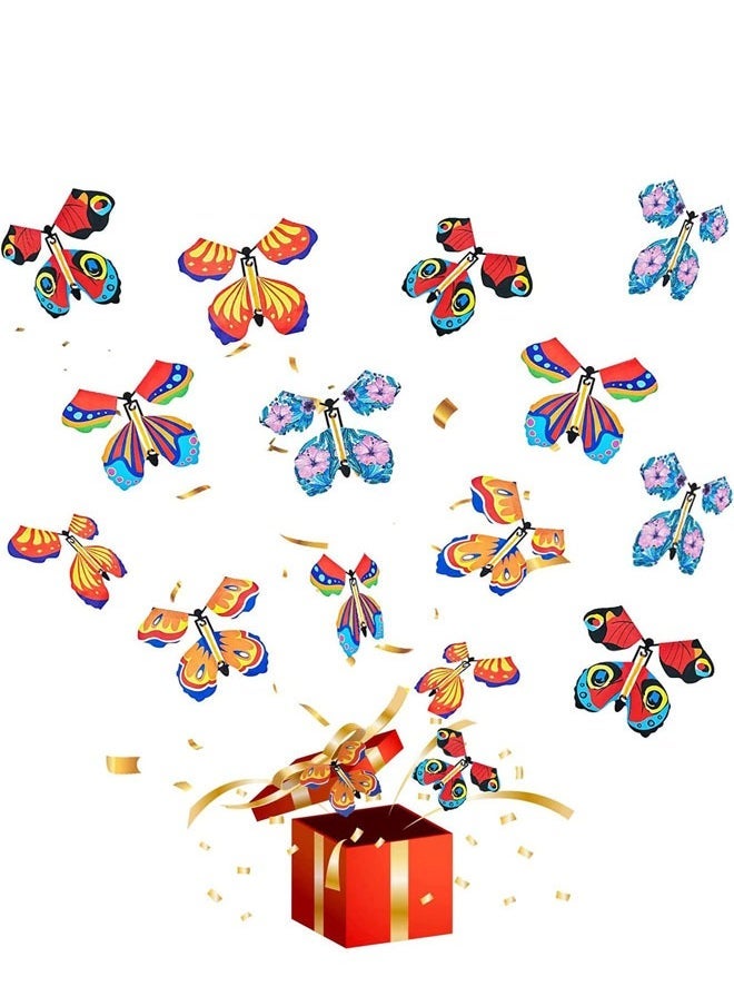 Magic Fairy Flying Butterfly Toy for Surprise Gift or Party Playing Outdoor Playing (15 Pcs)