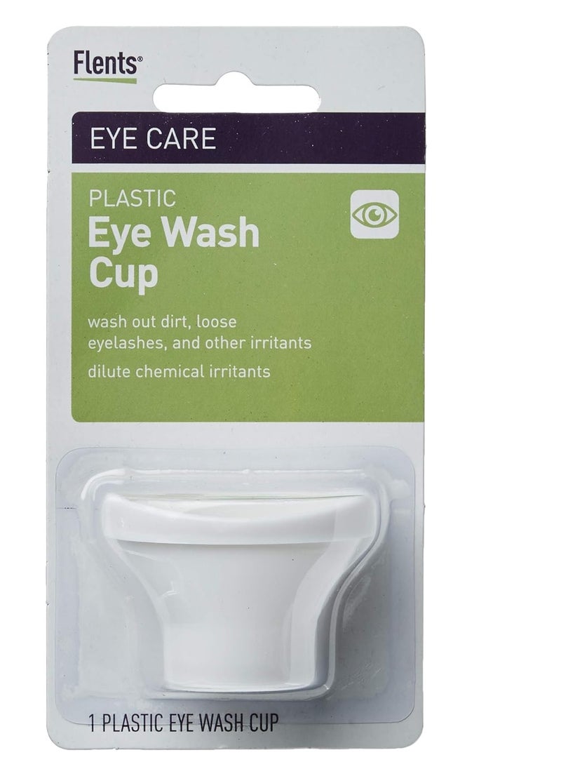 Flents Eye Wash Cup, Wash Out Dirt, Loose Eyelashes, & Other Irritants White