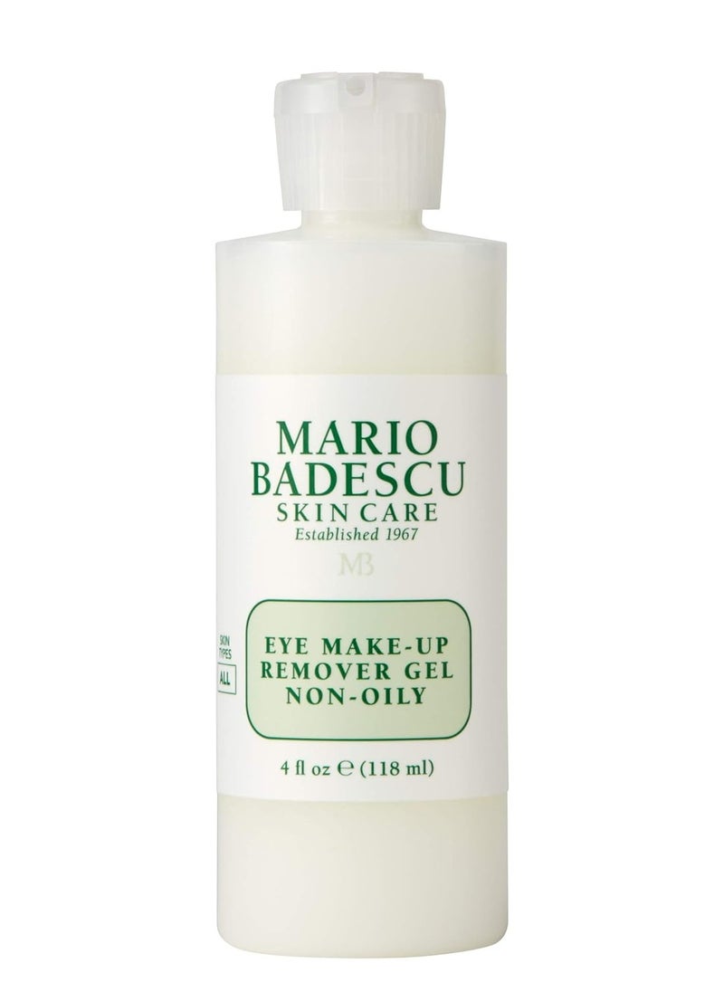 Mario Badescu Eye Makeup Remover Gel Ideal for Combination or Oily Skin Lightweight, Non-Greasy Waterproof Eye Make Up Cleanser Formulated with Safflower Seed Oil