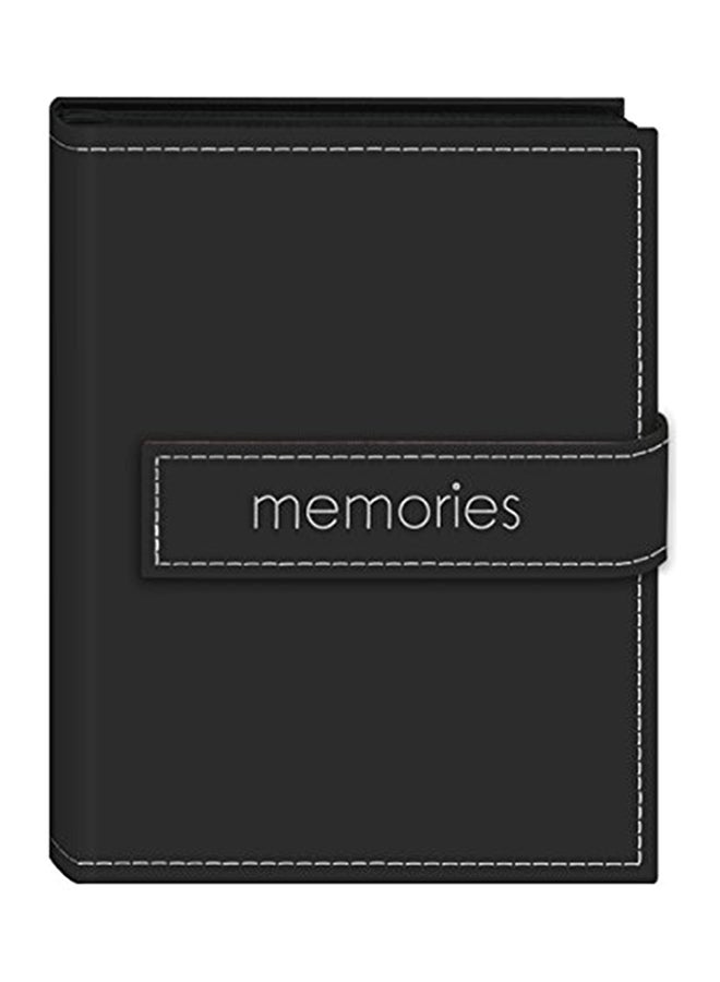 36-Pocket Photo Album Black 6.5X0.75X5.125inch