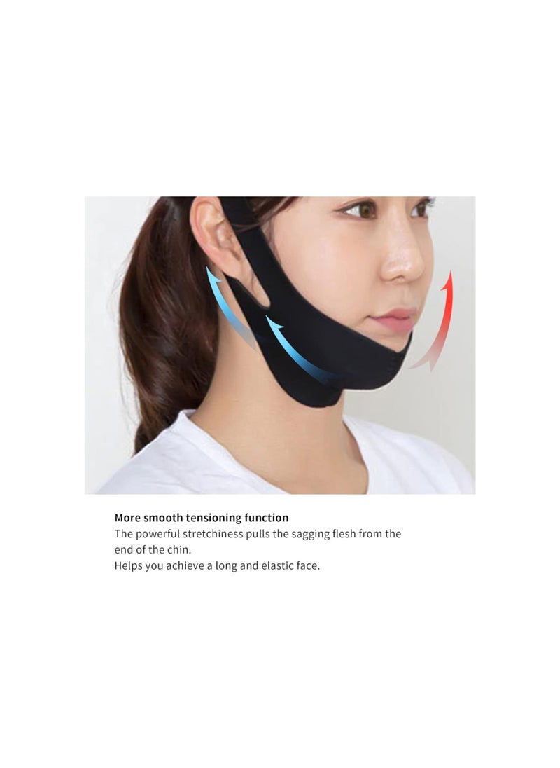 Double Chin Reducer Face Lifting Strap Face Slimming Strap V Line Lifting Mask for Women and Men Eliminates Wrinkles, Tightening Skin, Preventing Sagging, Anti Snoring