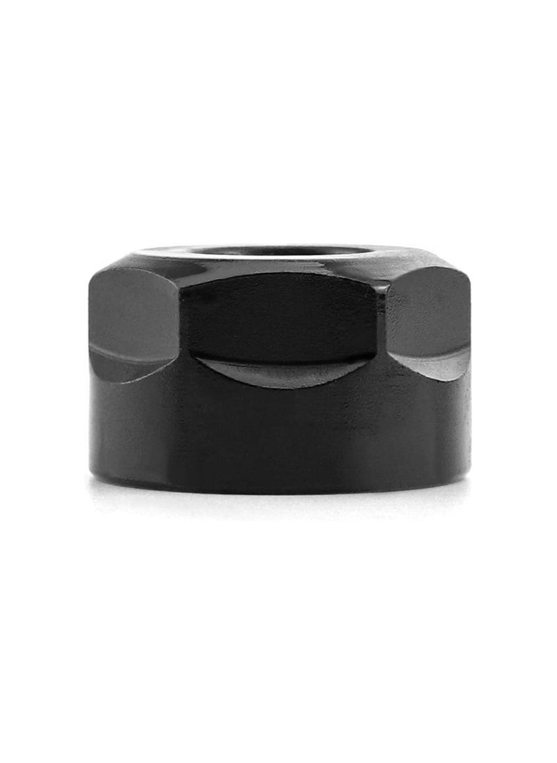 ER20 A Collet Clamping Nuts for CNC Milling Chuck Holder Lathe, 4 Pack (Black)