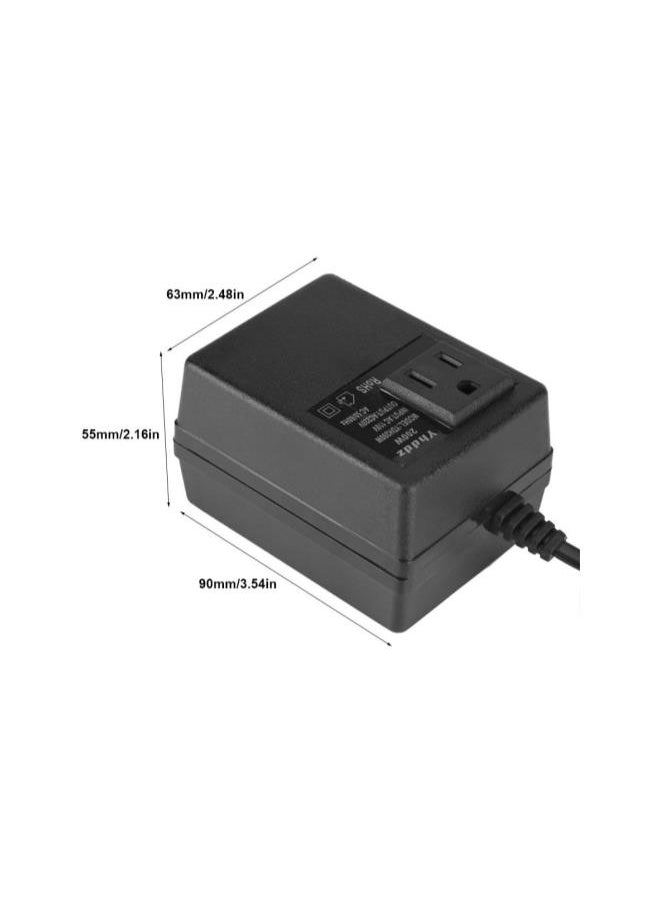 Travel Adapter, 200W Journey Travel Adapter 110V to 220V Voltage Power Converter Transformer