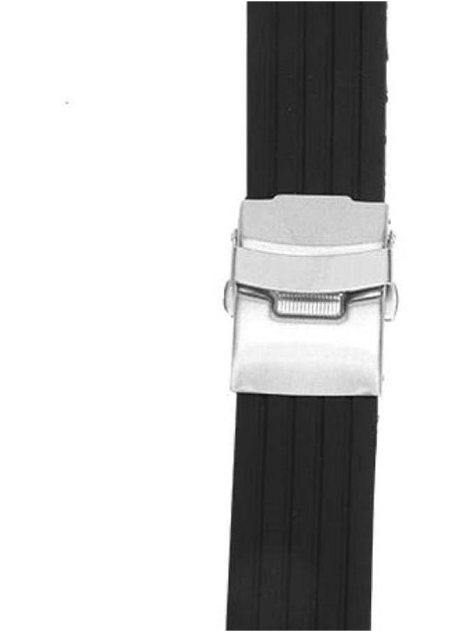 Silicon Watch Band, Universal Adjustable Replacement For Accessory(18Mm)