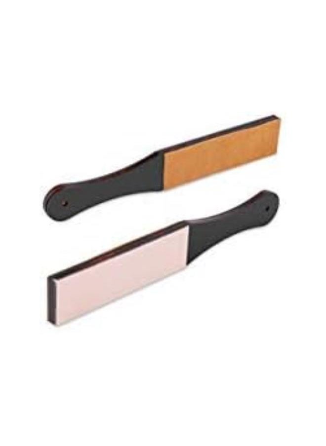 Razor Strop Belt, Manual Shaver Sharpening Board Double Size PU Leather Razor Straight Strop Belt Sharpener