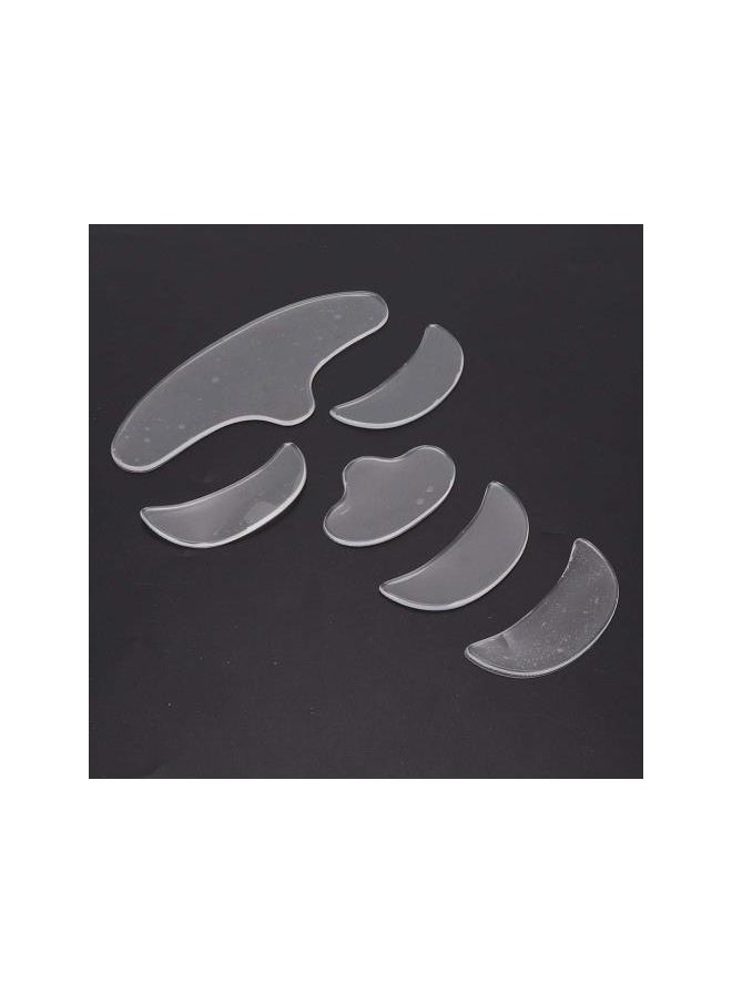 Anti-Wrinkle 6Pcs Anti Wrinkle Silicone Patch Pad Skin Lifting Reusable Forehead Eye Chin Face Patch