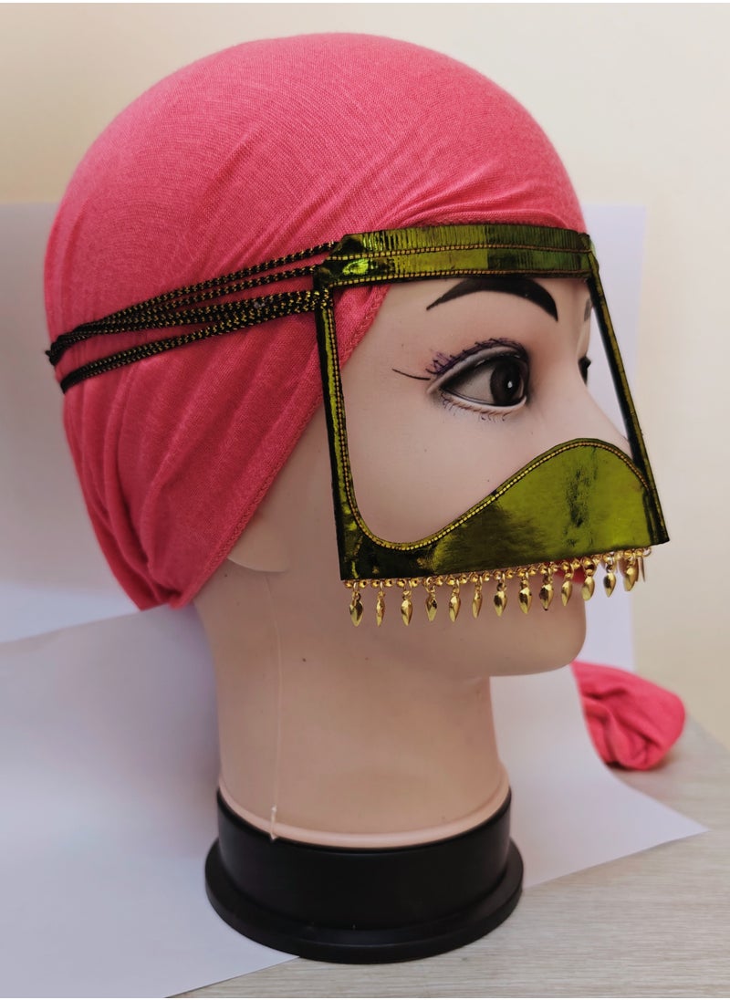 New Fancy Design Arabian Traditional Burqa Hijab Facemask 1pcs