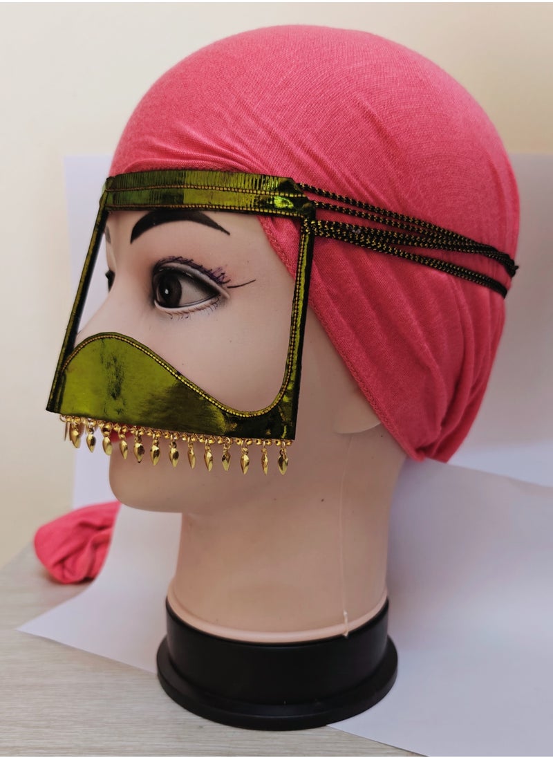 New Fancy Design Arabian Traditional Burqa Hijab Facemask 1pcs