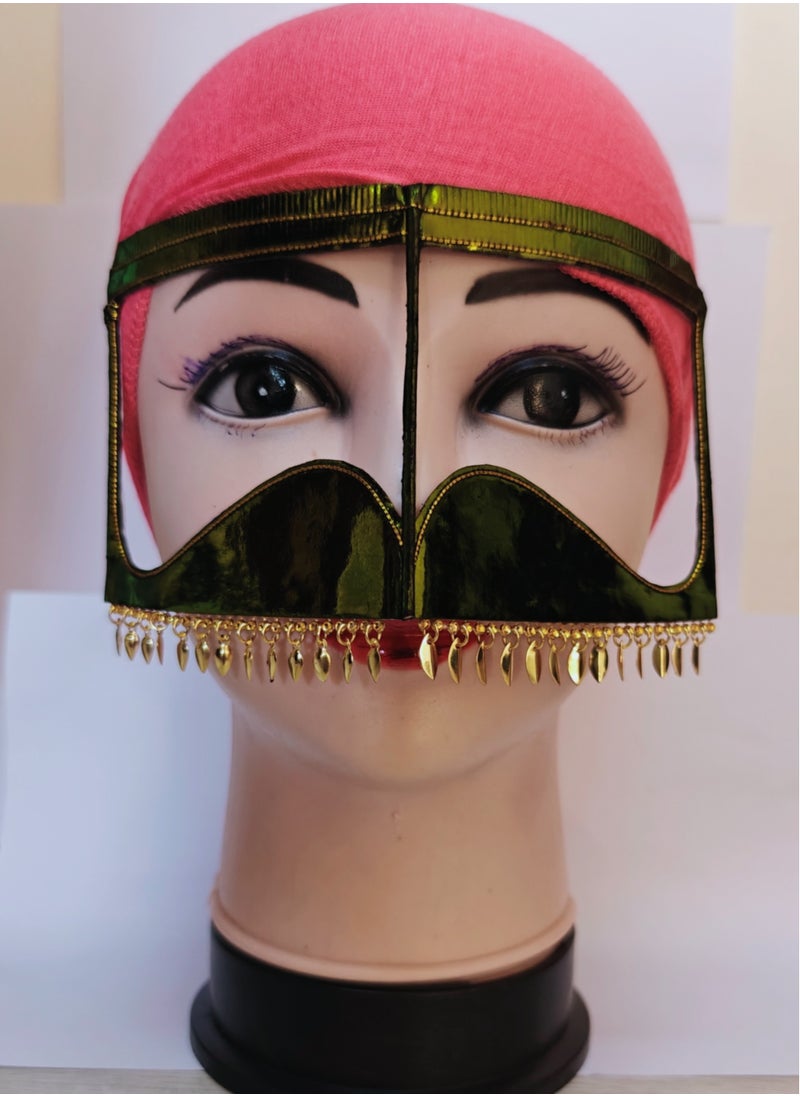 New Fancy Design Arabian Traditional Burqa Hijab Facemask 1pcs