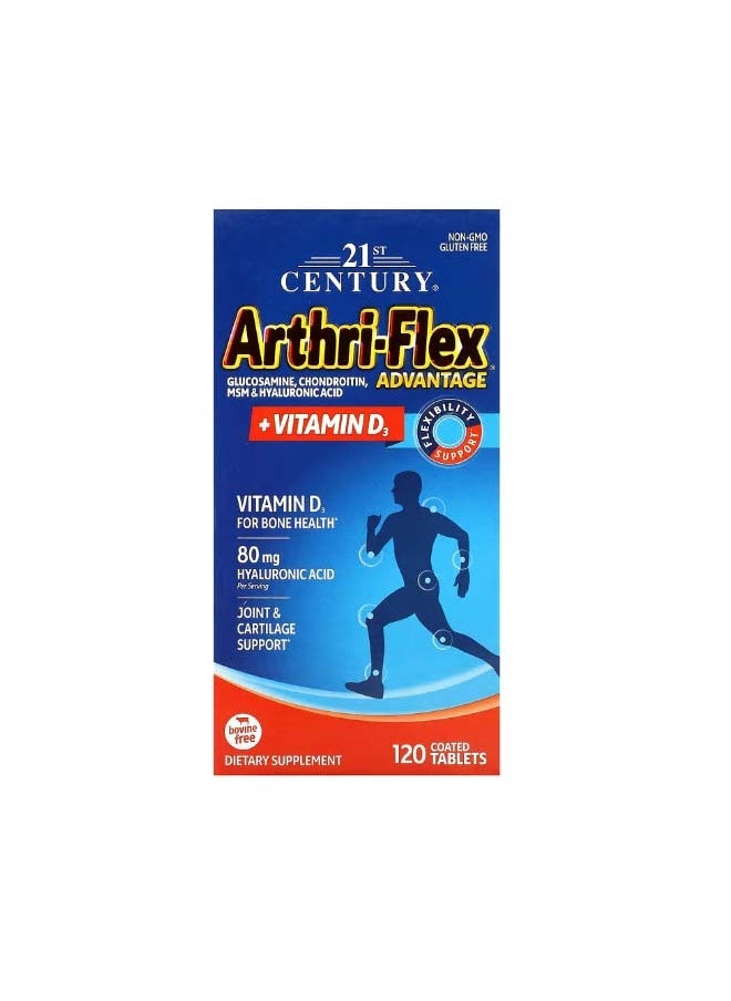 Arthri Flex Advantage  Vitamin D3 120 Coated Tablets