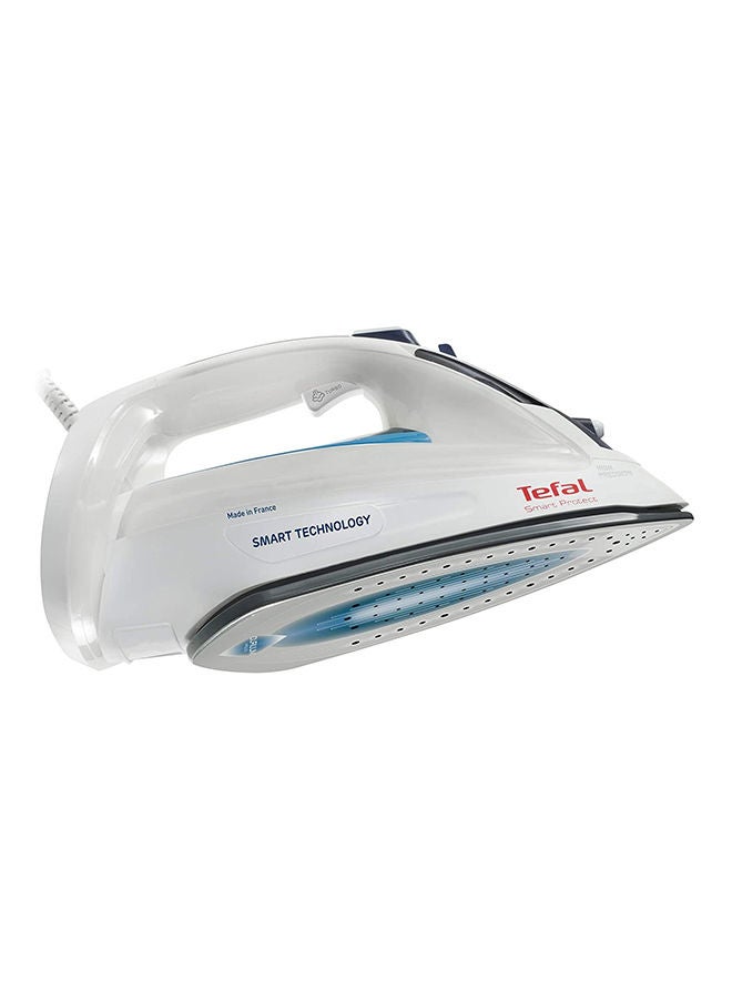 Smart Protect Steam Iron - Smart Technology - Safe for all fabrics - Durilium AirGlide Technology Soleplate - 180 g Steam Boost - Auto-off 1.35 kg 2600.0 W FV4980M0 White/Black