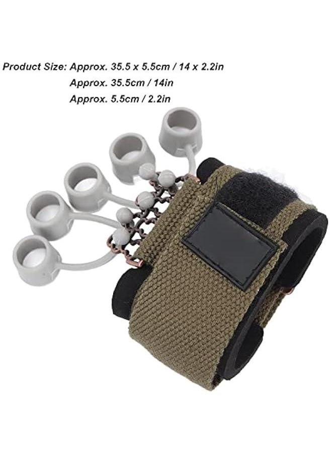 Finger Exerciser, 20Lb/40Lb Hand Grip Strengthener, Hand Strengthener Finger Band Guitar Finger Stretcher Hand Yoga Equipment for Forearm, Arthritis, Carpal Tunnel (Green 20 lbs)