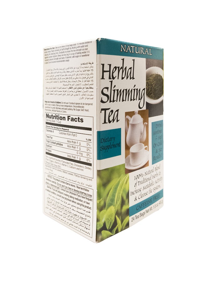 Herbal Slimming Natural Tea 24 Tea Bags