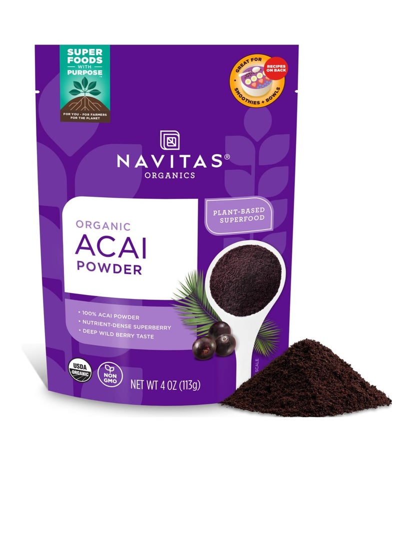 Organic Acai Powder 4 oz 113 g