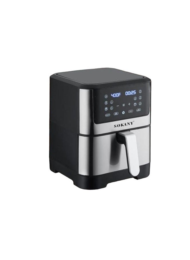 Sokany Air Fryer, 7 Liter, 1800 Watt, SK-ZG-8040