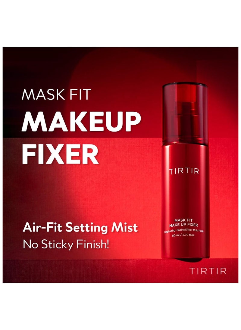 TIRTIR Mask Fit Make-up Fixer, 24H Long Lasting Makeup Finishing Setting Spray, Lightweight and Non-greasy, 2.7 Fl Oz