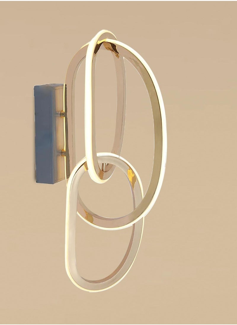 Luna Wall Sconce - Gold, 55x80 cm, Elegant Metal Design