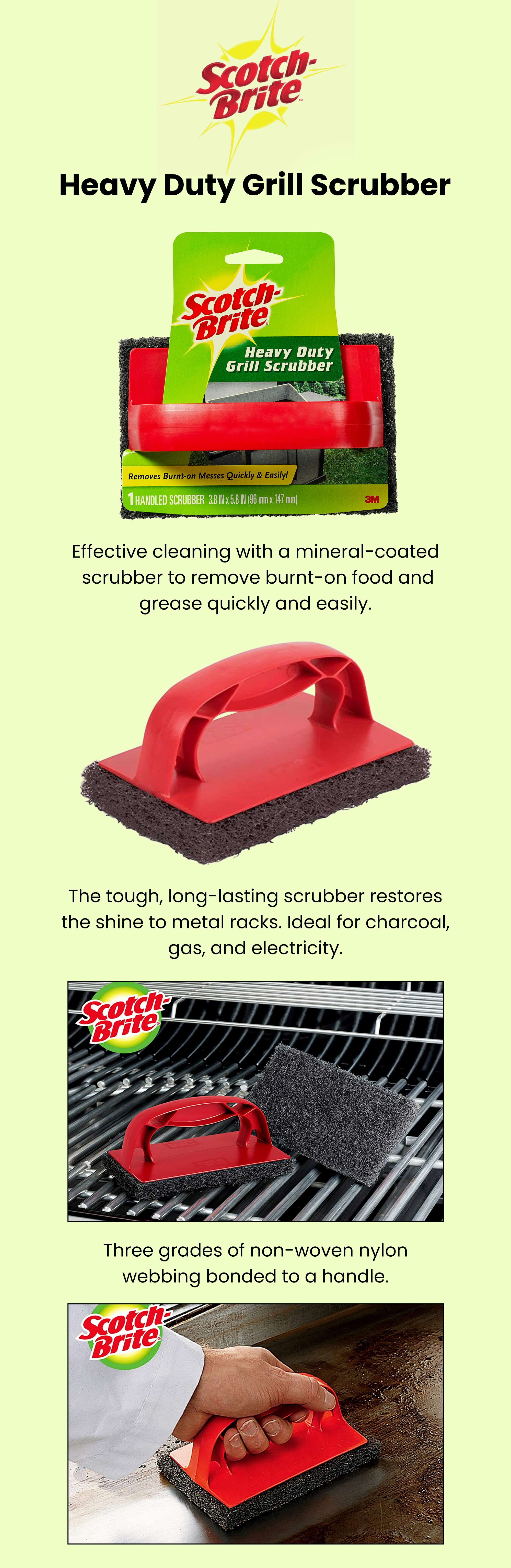 Heavy Duty Grill Scrubber