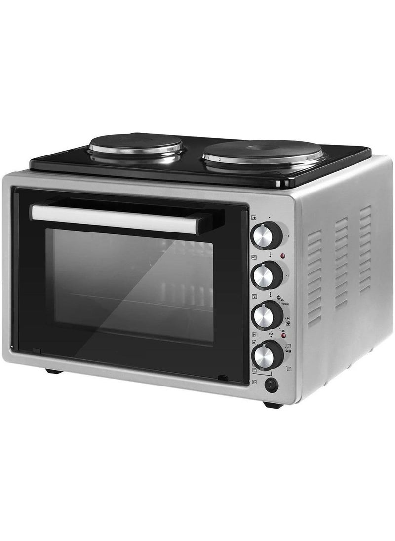 Two-in-one electric oven 65 liter electric rotisserie oven small household appliance oven