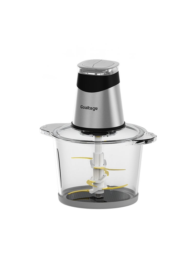 CHP01 MultiChop Food Processor including Titanium Blades, Dual-Speed Adjustments with High Capacity and Multi-Functionality