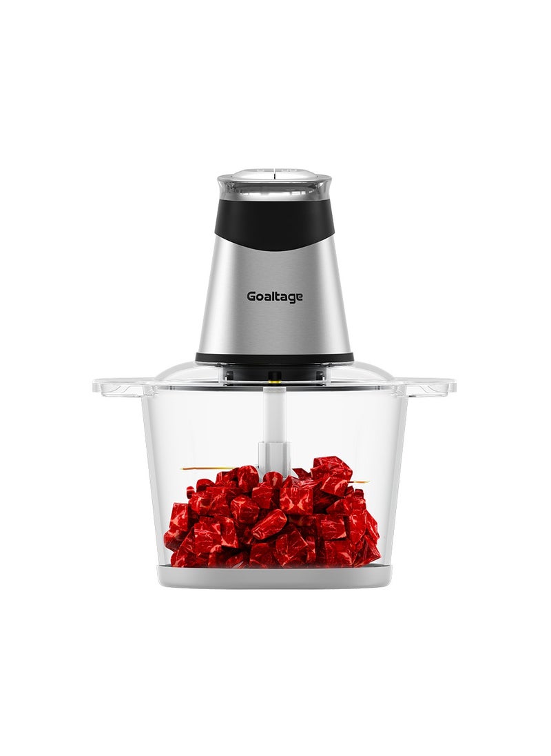 CHP01 MultiChop Food Processor including Titanium Blades, Dual-Speed Adjustments with High Capacity and Multi-Functionality