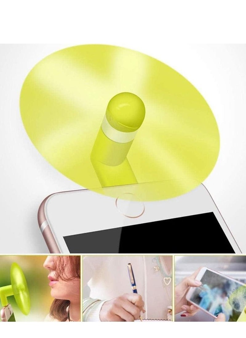 Mini USB Phone Fan 180-degree Rotating OTG Portable Outdoor Cooler Mobile