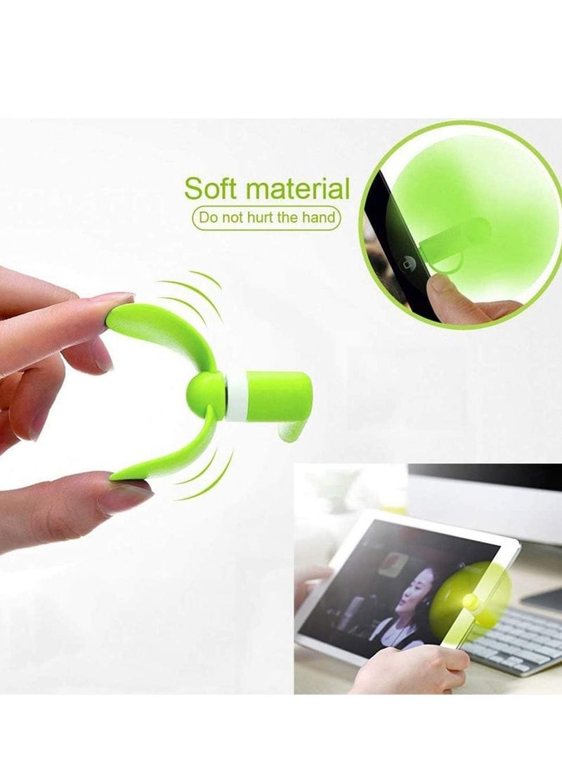 Mini USB Phone Fan 180-degree Rotating OTG Portable Outdoor Cooler Mobile