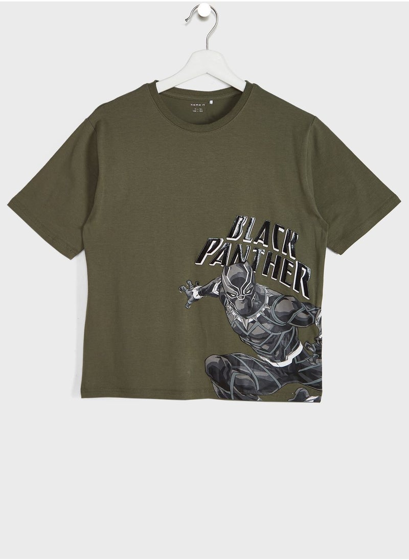 Kids Black Panther T-Shirt